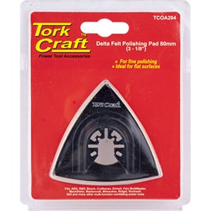 Tork Craft Quick Change Base & Arbor 80mm Delta Felt Polishing Pad Tork Craft Quick Change Base & Arbor 80mm Delta Felt Polishing Pad