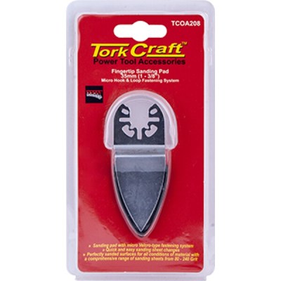 Tork Craft Quick Change Base & Arbor 35mm Fingertip Micro Hook & Loop Pad Tork Craft Quick Change Base & Arbor 35mm Fingertip Micro Hook & Loop Pad