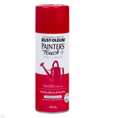 Rust-Oleum General Purpose Painters Touch + Gloss Chile Red 340g Rust-Oleum General Purpose Painters Touch + Gloss Chile Red 340g
