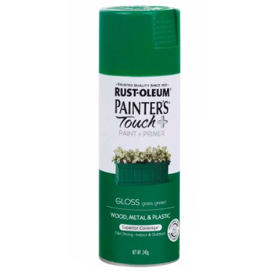 Rust-Oleum General Purpose Painters Touch + Gloss Grass Green 340g Rust-Oleum General Purpose Painters Touch + Gloss Grass Green 340g