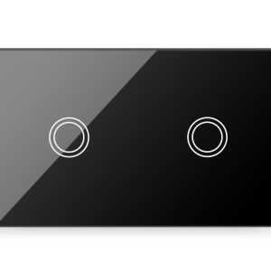 LifeSmart Smart Light Switch 2 Lanes – Socket 118/120 – Black LifeSmart Smart Light Switch 2 Lanes – Socket 118/120 – Black