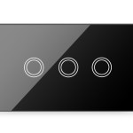 LifeSmart Smart Light Switch 3 Lanes – Socket 118/120 – Black LifeSmart Smart Light Switch 3 Lanes – Socket 118/120 – Black
