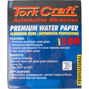Tork Craft Waterproof Paper 150 Grit 230 X 2850 PCE Tork Craft Waterproof Paper 150 Grit 230 X 2850 PCE