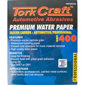 Tork Craft Waterproof Paper 400 Grit 230 X 2850 PCE Tork Craft Waterproof Paper 400 Grit 230 X 2850 PCE