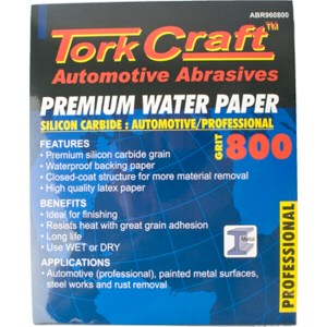 Tork Craft Waterproof Paper 800 Grit 230 X 28050 PCE Tork Craft Waterproof Paper 800 Grit 230 X 28050 PCE