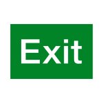 Parrot Products Exit Symbolic Sign – Printed on White ACP (150 x 300mm) Parrot Products Exit Symbolic Sign – Printed on White ACP (150 x 300mm)