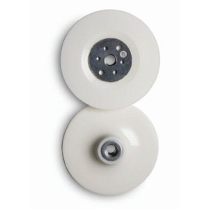 Flexipads Grinder Pad & Nut 100mm 3/8X24Unf White Flexipads Grinder Pad & Nut 100mm 3/8X24Unf White