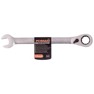 Fixman Reversible Combination Ratcheting Wrench 14mm Fixman Reversible Combination Ratcheting Wrench 14mm