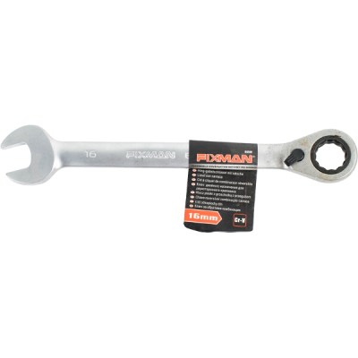 Fixman Reversible Combination Ratcheting Wrench 16mm Fixman Reversible Combination Ratcheting Wrench 16mm