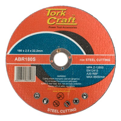 Tork Craft Cutting Disc Steel 180 X 2.5 X 22.22 Tork Craft Cutting Disc Steel 180 X 2.5 X 22.22