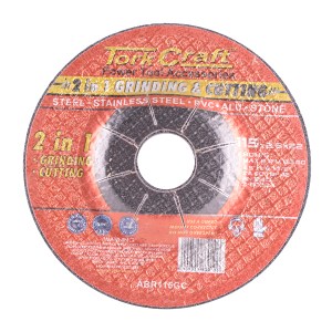 Tork Craft 2 In 1 Grinding & Cutting Disc Steel/Ss/Pva/Alu/Sto Tork Craft 2 In 1 Grinding & Cutting Disc Steel/Ss/Pva/Alu/Sto