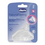 Chicco – Natural Feeling Teat 2M+ Medium Flow – Set Of 1 Chicco – Natural Feeling Teat 2M+ Medium Flow – Set Of 1