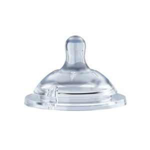 Chicco – Natural Feeling Teat 6M+ Fast Flow – Set Of 2 Chicco – Natural Feeling Teat 6M+ Fast Flow – Set Of 2