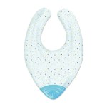 Chicco – Gummy Bib Teether – Blue Chicco – Gummy Bib Teether – Blue