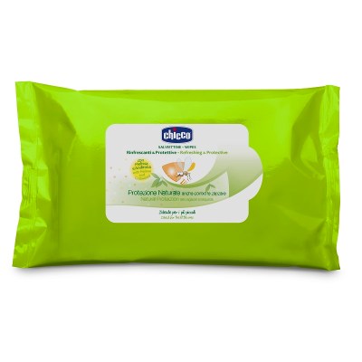 Chicco Anti-Mosquito Wipes Cosmetic – Set Of 20 x 2 Chicco Anti-Mosquito Wipes Cosmetic – Set Of 20 x 2