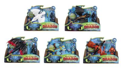 How to Train Your Dragon – 5 x Dragon Action Figures each with a Viking How to Train Your Dragon – 5 x Dragon Action Figures each with a Viking
