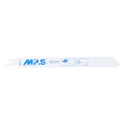 MPS Sabre Saw Blade 10Tpi 200 X 180mm Metal 2/Pk MPS Sabre Saw Blade 10Tpi 200 X 180mm Metal 2/Pk