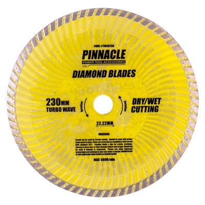 Diamond Blade Turbo Wave 230Mm X 22.22 Pinnacle Diamond Blade Turbo Wave 230Mm X 22.22 Pinnacle
