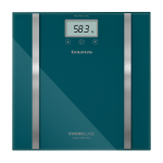 Taurus Bathroom Scale Battery Operated Glass Teal 180kg 3V “Syncro Glass” Taurus Bathroom Scale Battery Operated Glass Teal 180kg 3V “Syncro Glass”