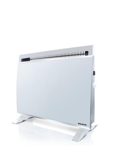 Taurus – Heater Electric Glass 2 Heat Settings – 1500W – White Taurus – Heater Electric Glass 2 Heat Settings – 1500W – White