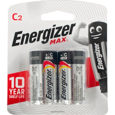 Energizer MAX Alkaline C-size Battery Card 2 Energizer MAX Alkaline C-size Battery Card 2