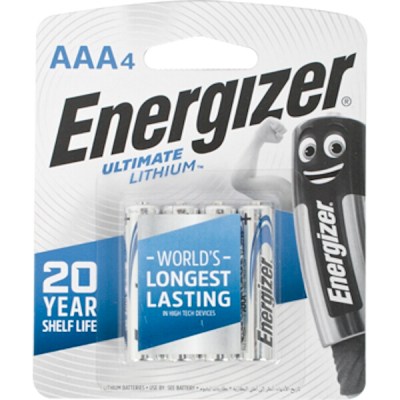Energizer Ultimate Lithium Aaa – 4 Pack Energizer Ultimate Lithium Aaa – 4 Pack