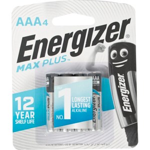 Energizer Maxplus AAA – 4 Pack Energizer Maxplus AAA – 4 Pack