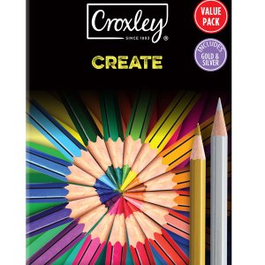 Croxley Create Woodfree Colour Pencils 14 pack Croxley Create Woodfree Colour Pencils 14 pack