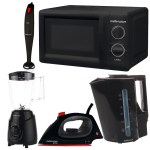 Mellerware 5 Piece Black Kitchen Set Mellerware 5 Piece Black Kitchen Set