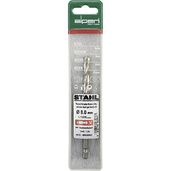 Alpen HSS Super Drill Bit Hex Shank 3mm Alpen HSS Super Drill Bit Hex Shank 3mm