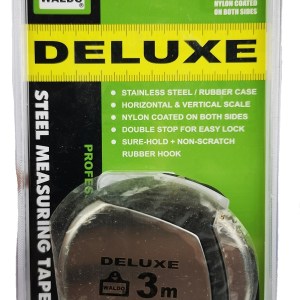 Waldo – Tape Measure – Deluxe Steel (3m x 19mm) Waldo – Tape Measure – Deluxe Steel (3m x 19mm)