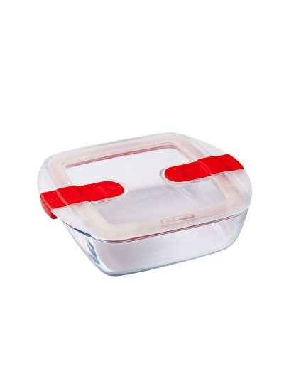Pyrex Cook & Heat Square Roaster with lid 20x17cm Pyrex Cook & Heat Square Roaster with lid 20x17cm