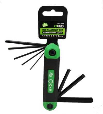 Waldo – Hex Allen Key Set – 8 in 1 Portable Key Wrench (Hexagon) Waldo – Hex Allen Key Set – 8 in 1 Portable Key Wrench (Hexagon)