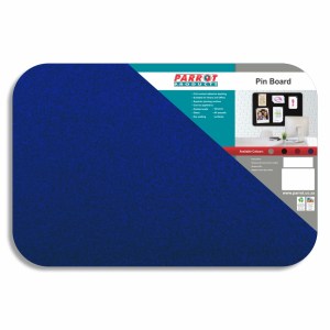 Parrot Notice Board – Adhesive Pin Board No Frame (450 x 300mm) – Blue Parrot Notice Board – Adhesive Pin Board No Frame (450 x 300mm) – Blue