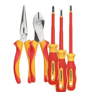 Gedore Red – VDE Tool Set -Screwdrivers, Pliers, Side Cutter (5 Piece Kit ) Gedore Red – VDE Tool Set -Screwdrivers, Pliers, Side Cutter (5 Piece Kit )