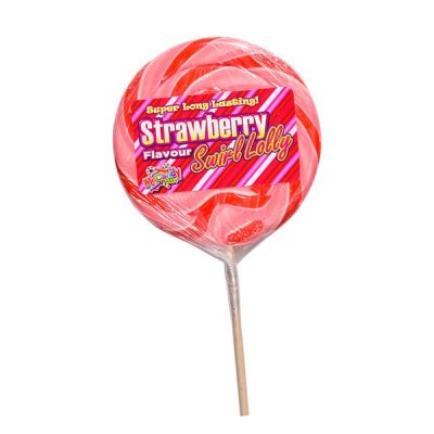 Swirl Lolly – Strawberry – Lolly – Swirl – Giant – 140g – 12 Pieces Swirl Lolly – Strawberry – Lolly – Swirl – Giant – 140g – 12 Pieces