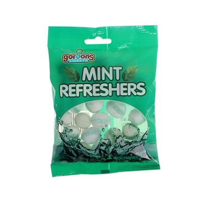 Gordons Sweets – Mint Refreshers – 90g – 12 Pack Gordons Sweets – Mint Refreshers – 90g – 12 Pack