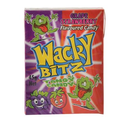 Wacky Bitz – Sweet Candy – 45G – 24 Pack Wacky Bitz – Sweet Candy – 45G – 24 Pack
