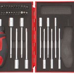 Gedore Red Tool Set T-Handle with Racthet 1/4 Inch – 37 Piece Gedore Red Tool Set T-Handle with Racthet 1/4 Inch – 37 Piece
