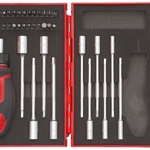 Gedore Red Tool Set T-Handle with Racthet 1/4 Inch – 37 Piece Gedore Red Tool Set T-Handle with Racthet 1/4 Inch – 37 Piece