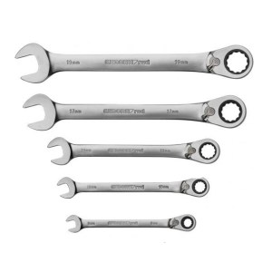 Gedore Red Combination Ratchet Spanner Set – 5 Piece Gedore Red Combination Ratchet Spanner Set – 5 Piece