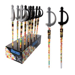 Bulk Pack 12x Toy Sword With Jelly Beans, 60cm Tall Bulk Pack 12x Toy Sword With Jelly Beans, 60cm Tall