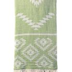Turkish Bath / Beach Towel (100% Cotton) – Kelim Pink (95x175cm) – Sage Turkish Bath / Beach Towel (100% Cotton) – Kelim Pink (95x175cm) – Sage