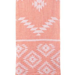 Turkish Bath / Beach Towel (100% Cotton) – Kelim Pink (95x175cm) – Coral Turkish Bath / Beach Towel (100% Cotton) – Kelim Pink (95x175cm) – Coral