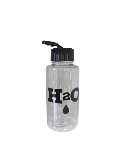 Home Classix H2O Clear Bottle with Black lid & Clear Straw 1100ml Home Classix H2O Clear Bottle with Black lid & Clear Straw 1100ml