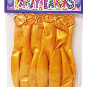 Metallic Gold Balloons – Pack of 6 Metallic Gold Balloons – Pack of 6