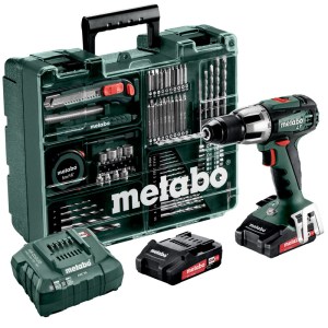 Metabo – Cordless Hammer Drill Set (Workshop) SB 18 LT SET (602103600) Metabo – Cordless Hammer Drill Set (Workshop) SB 18 LT SET (602103600)