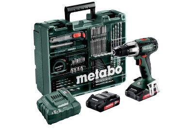 Metabo – Cordless Hammer Drill Set (Workshop) SB 18 LT SET (602103600) Metabo – Cordless Hammer Drill Set (Workshop) SB 18 LT SET (602103600)