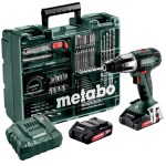 Metabo – Cordless Hammer Drill Set (Workshop) SB 18 LT SET (602103600) Metabo – Cordless Hammer Drill Set (Workshop) SB 18 LT SET (602103600)