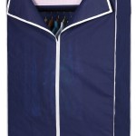 Wildberry Single Shelf and Hanging Fabric Wardrobe Wildberry Single Shelf and Hanging Fabric Wardrobe